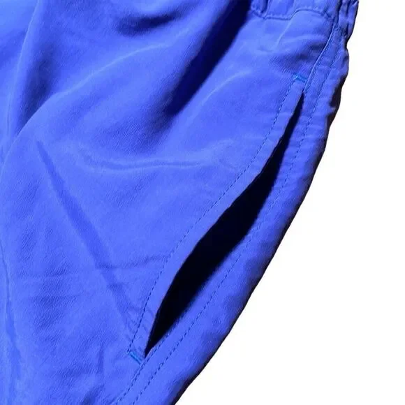 Blue shorts with pockets and internal mesh brief liner 2X - Picture 4 of 11